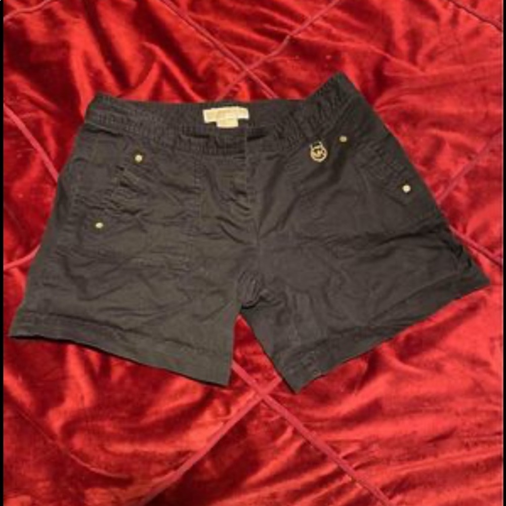 Michael Kors black shorts size 4.